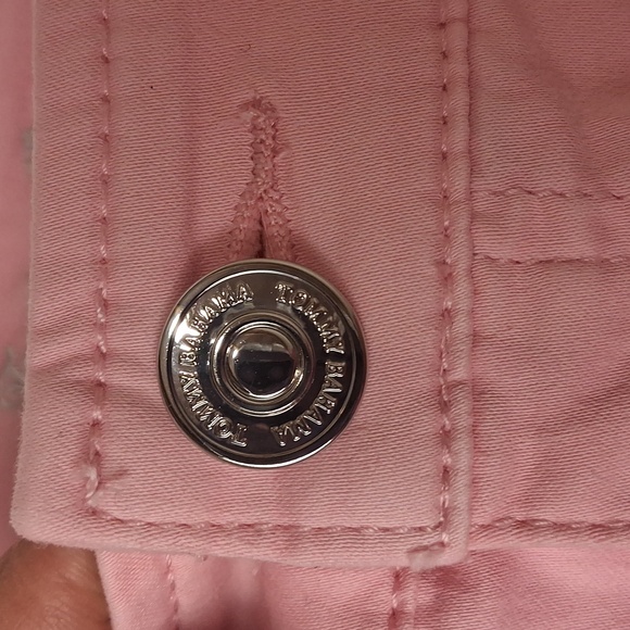 NWT Tommy Bahama Boracay Beach Pink Soft Denim Skirt, Size 12 - Picture 4 of 9